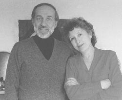 Murray with poet Denise Levertov