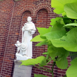 St. Anthony guards the entrance to the Shrine